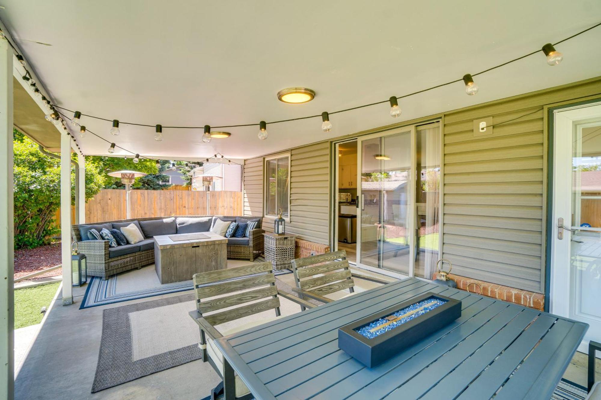 Centennial Home With Covered Patio And Fire Pit! Exterior foto